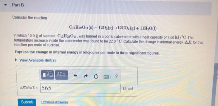 Solved Part A A Calorimeter Contains 19 0 Ml Of Water At Chegg Com