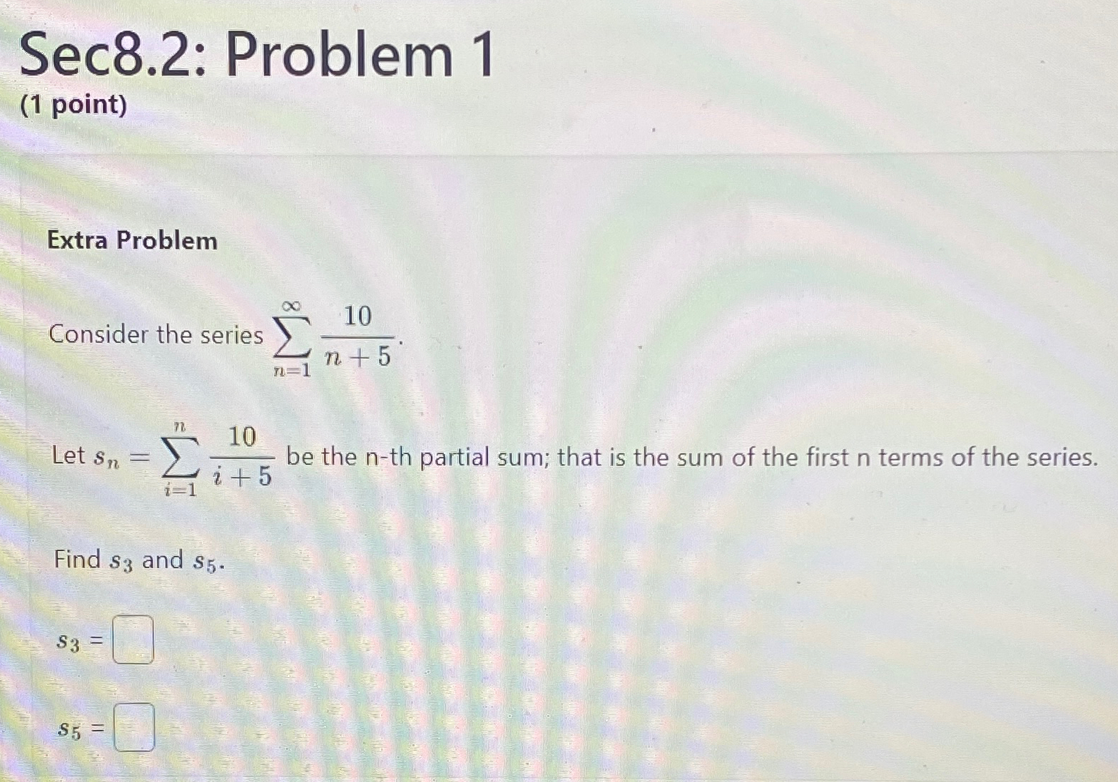 Solved Sec8 2 Problem 1 1 ﻿point Extra Problemconsider The