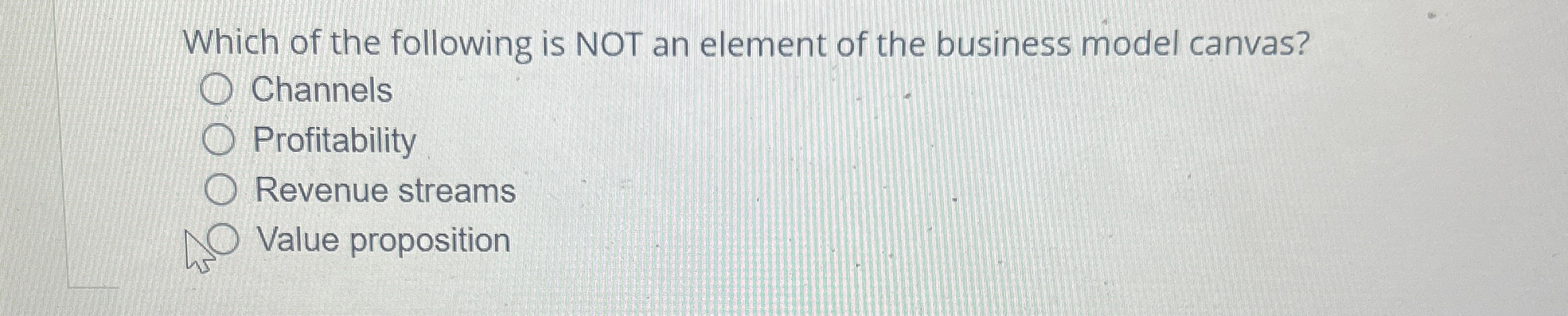Solved Which of the following is NOT an element of the | Chegg.com