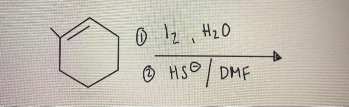 Solved 6 ₂ , H₂O ④ HSO / DMF | Chegg.com