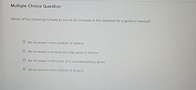 Solved Multiple Choice QuestionWhich of the following is | Chegg.com