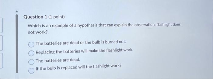 Solved Question 1 (1 point) Which is an example of a | Chegg.com