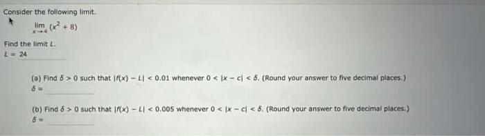 Solved I Understand How To Find The Limit But Dont | Chegg.com