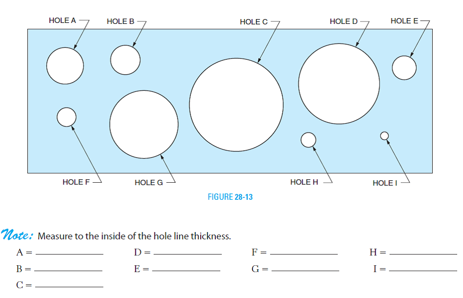 solved-measure-the-diameters-of-the-holes-in-the-plate-shown-in-f