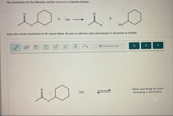 The mechanism for the following reaction occurs in a | Chegg.com