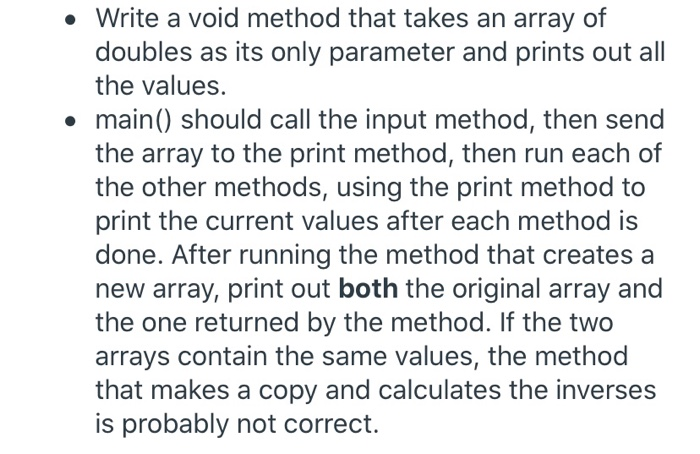 write a void method called print fives
