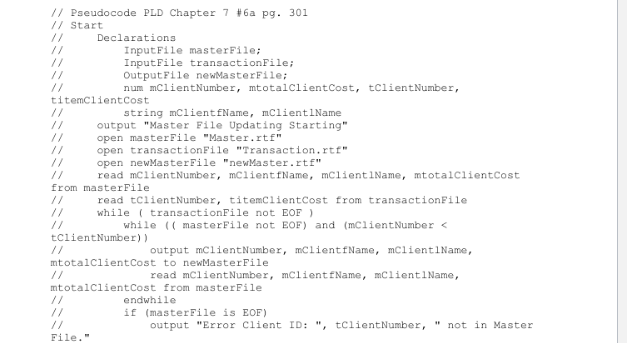Solved I need this pseudocode coded into C++ I keep coming | Chegg.com