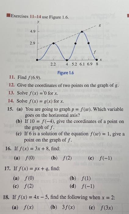 Solved 9. Use Figure 1.5 to fill in the missing values: (a) | Chegg.com