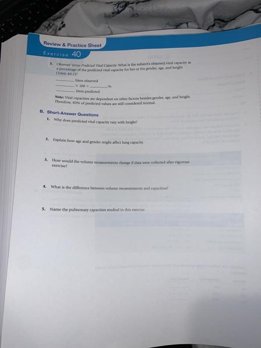 Solved Review And Practice Sheet Exercise 40 Chris Padilly 