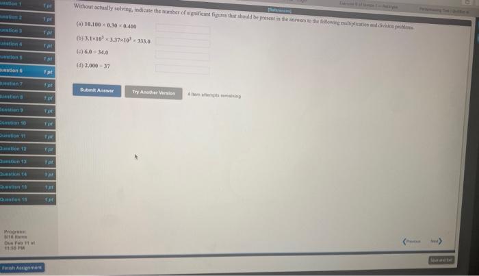 Solved Tp Without actually solving indicate the number of | Chegg.com