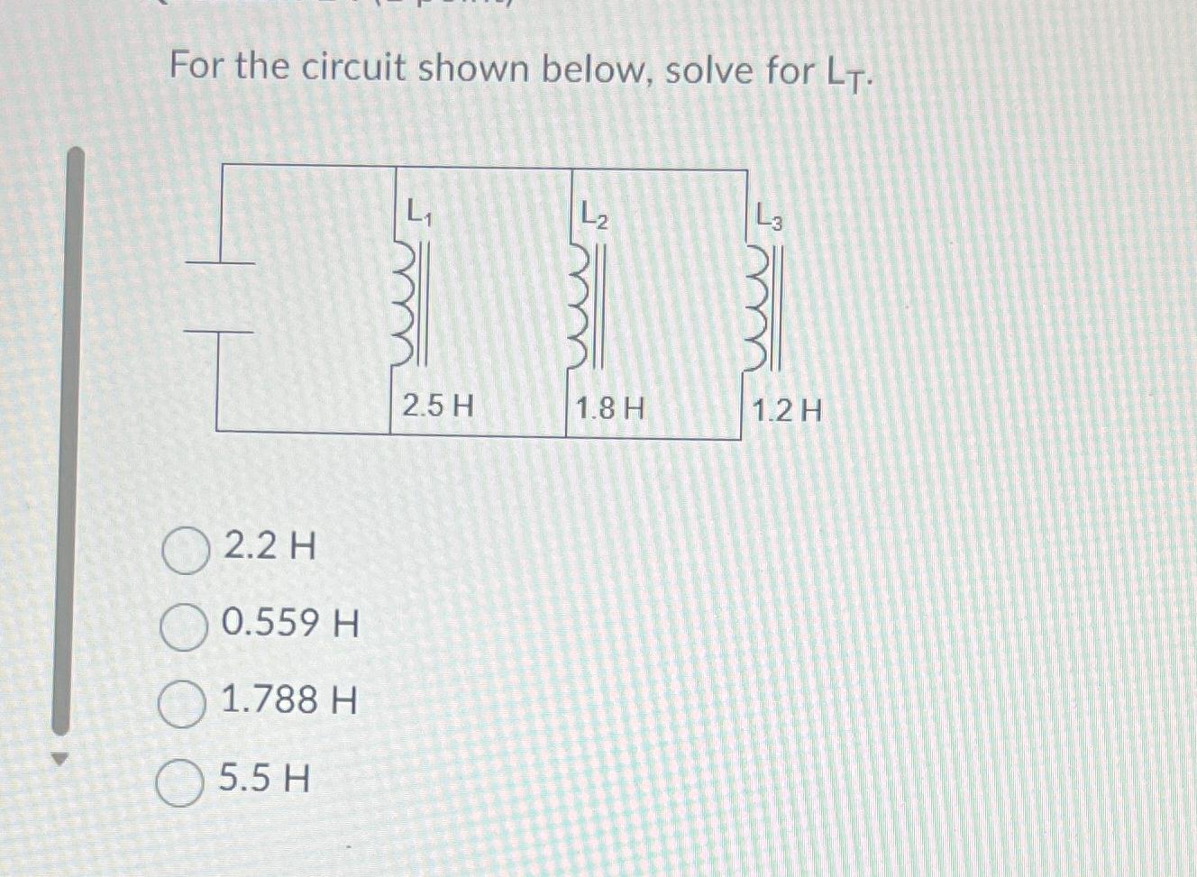 Solved For the circuit shown below, solve for | Chegg.com