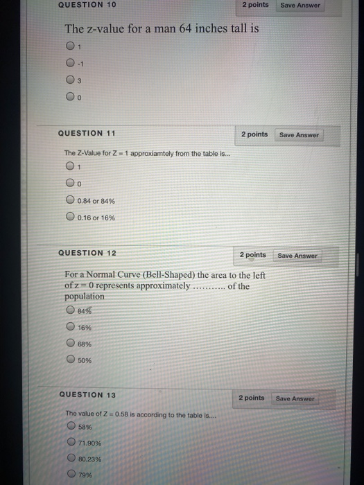 Solved QUESTION 7 2 points Save Answer The Normal | Chegg.com