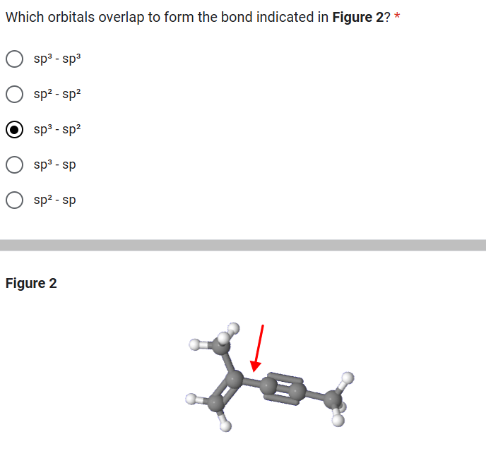 Solved Which orbitals overlap to form the bond indicated in | Chegg.com