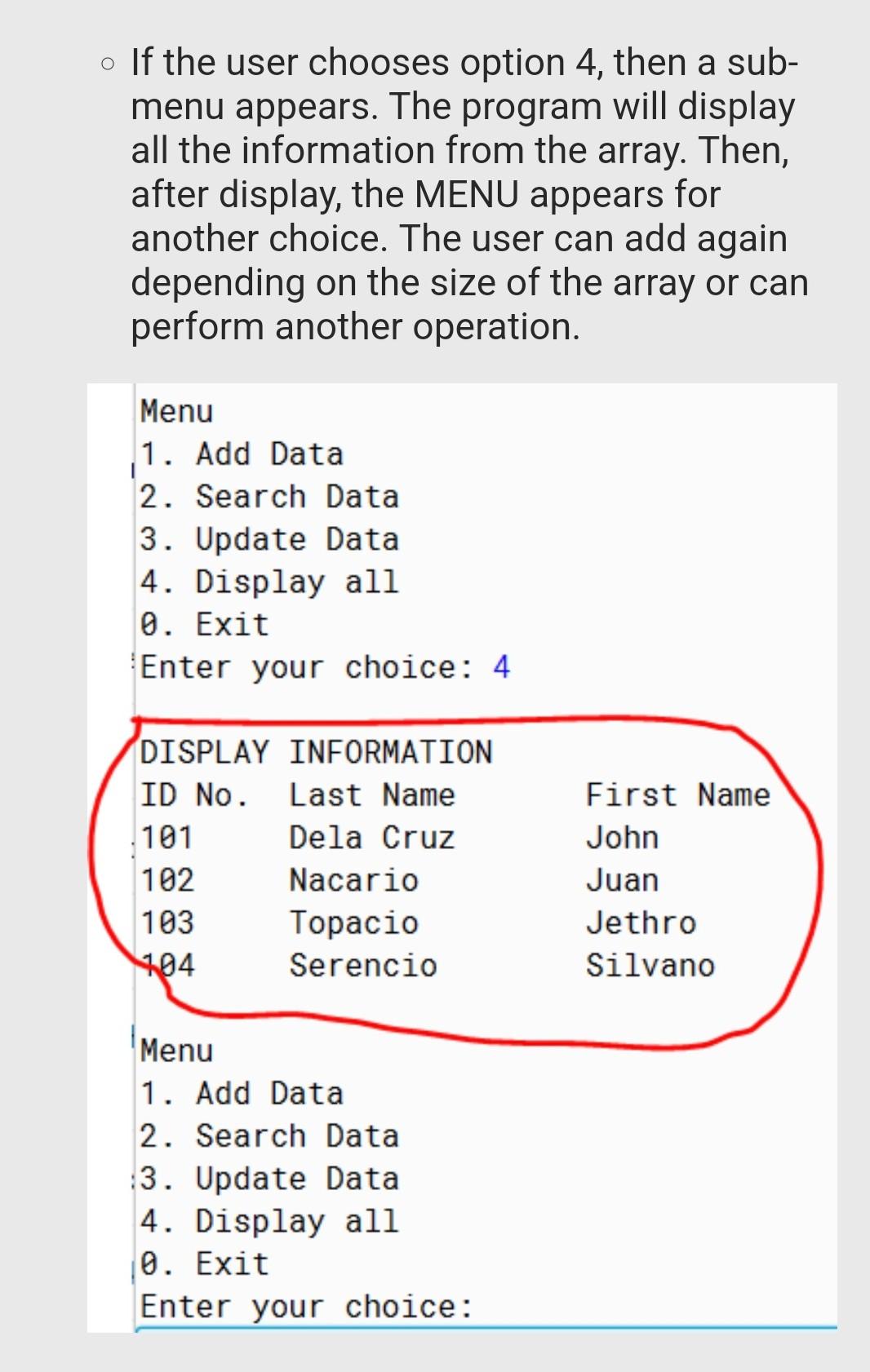 Solved 1. Create a Java program that stores the personal | Chegg.com