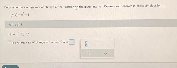 average rate of change sine function