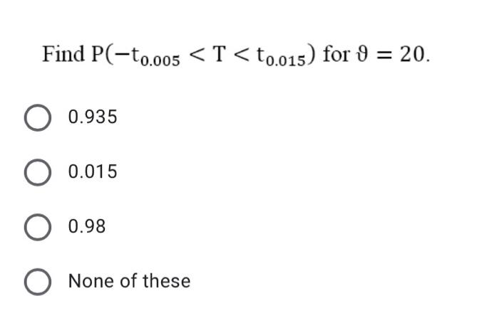 Solved Find P(-0.005
