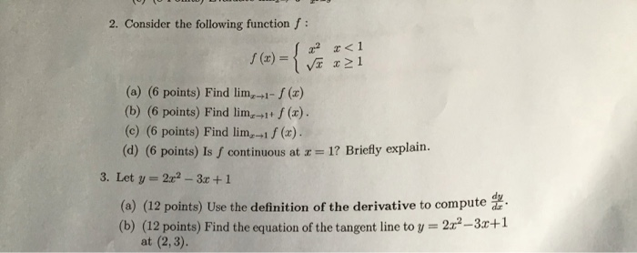 Solved 2. Consider the following function : US ? r