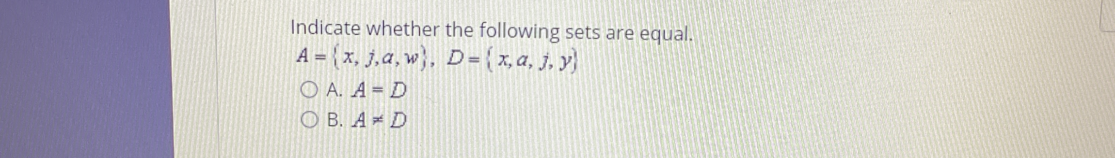 Solved Indicate whether the following sets are | Chegg.com