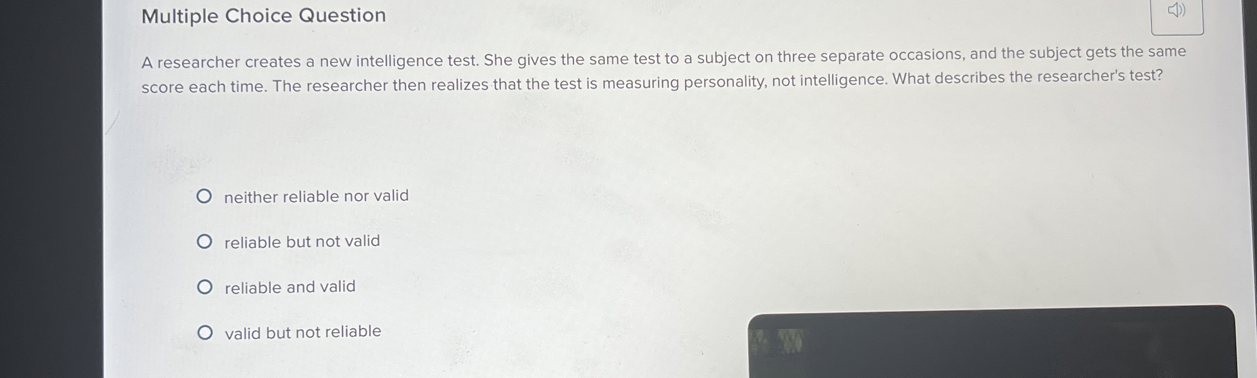Solved Multiple Choice QuestionA researcher creates a new | Chegg.com