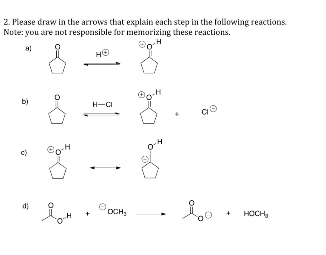 Solved Please draw in the arrows that explain each step in | Chegg.com