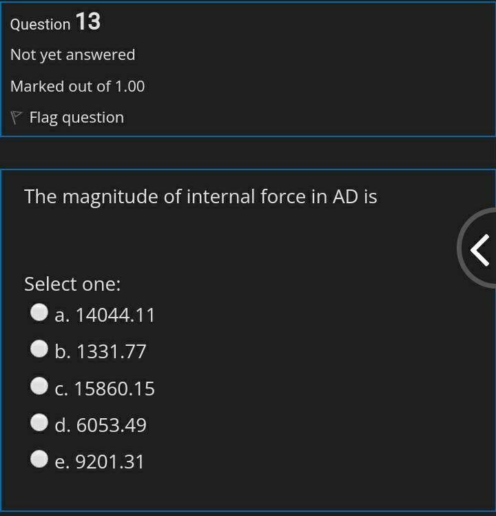 Solved Question 11 Not yet answered Marked out of 1.00 Flag | Chegg.com