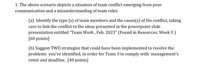 Solved Read the following scenario and answer the questions | Chegg.com
