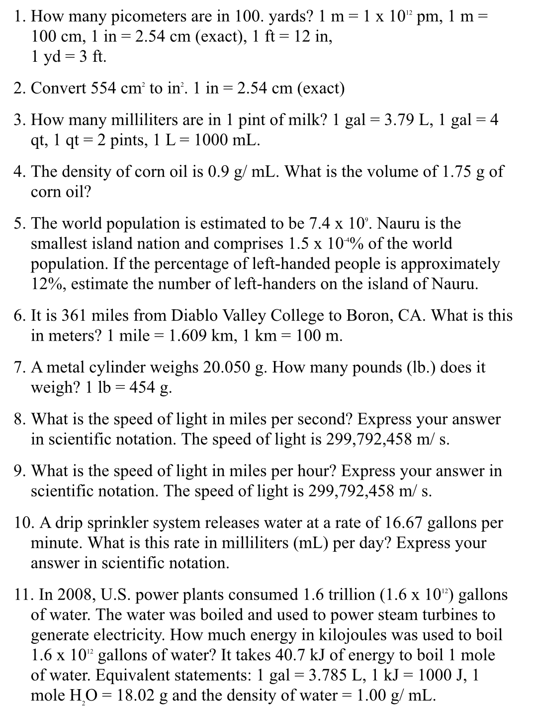 Solved How many are in 100 . ﻿yards?