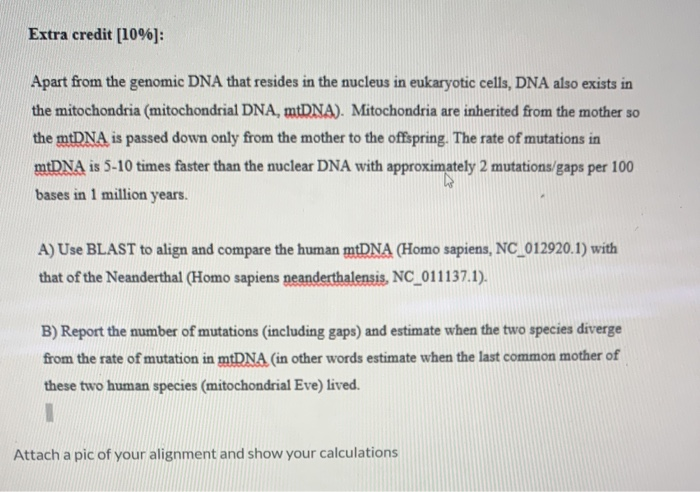 apart from the genomic dna tha