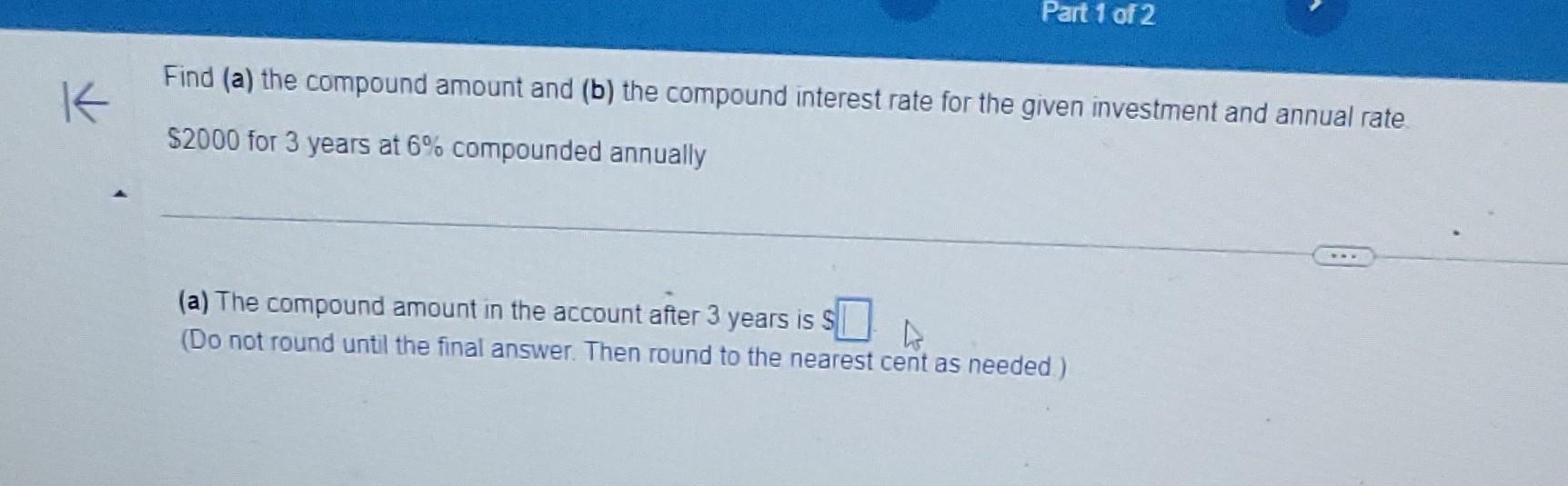 Solved Find (a) The Compound Amount And (b) The Compound | Chegg.com