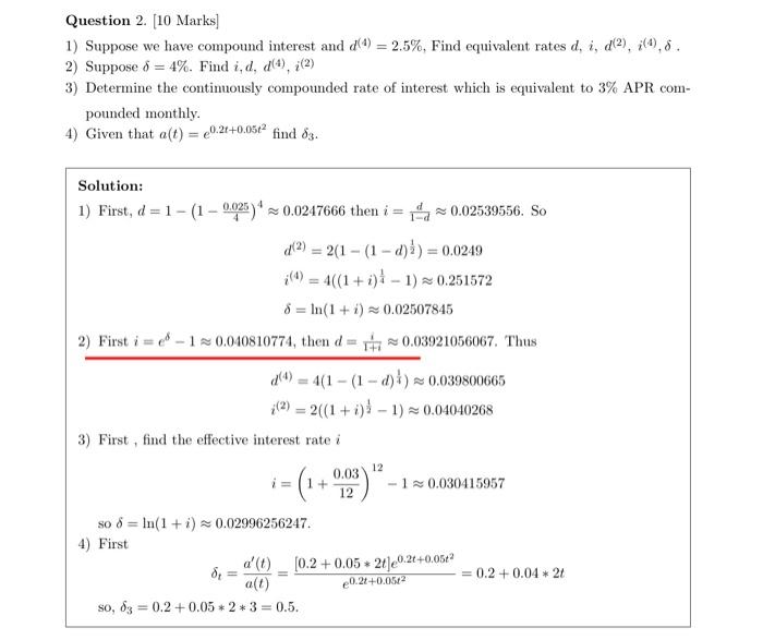 Solved Financial Mathhello my question is only that | Chegg.com