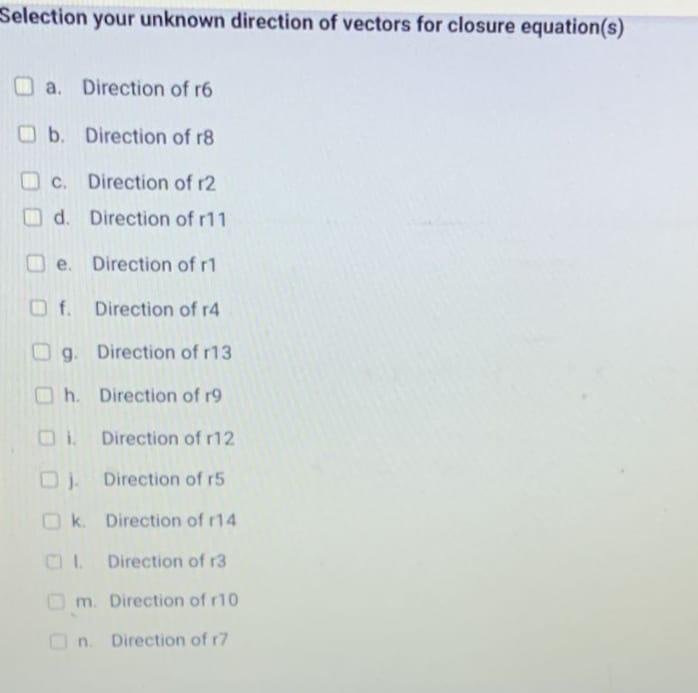 1. Select your unknown magnitude of vector for | Chegg.com