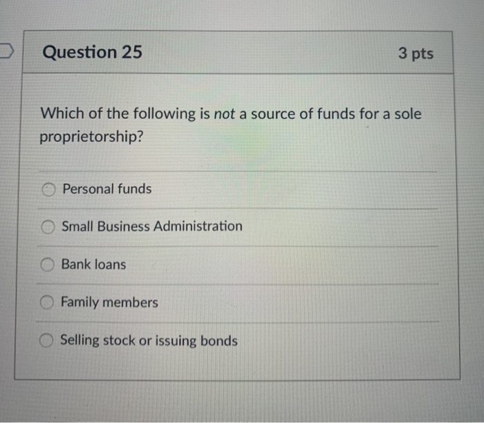 Solved Question 21 3 pts Which of the following forms of | Chegg.com