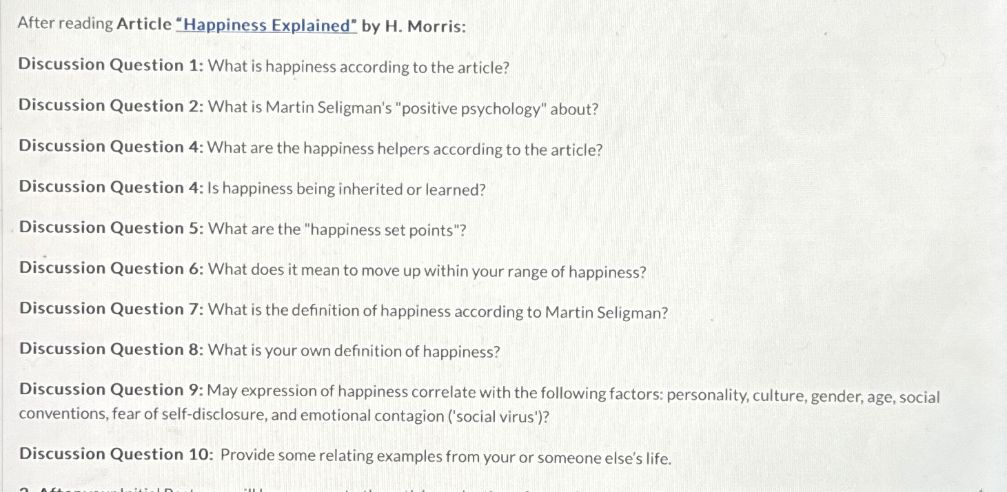 How to Answer IKOS How Do U Define Happiness Questin Finding Clarity and Fulfillment in Life.