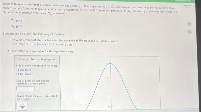 Solved Suppose there is a daim that a certain population has | Chegg.com