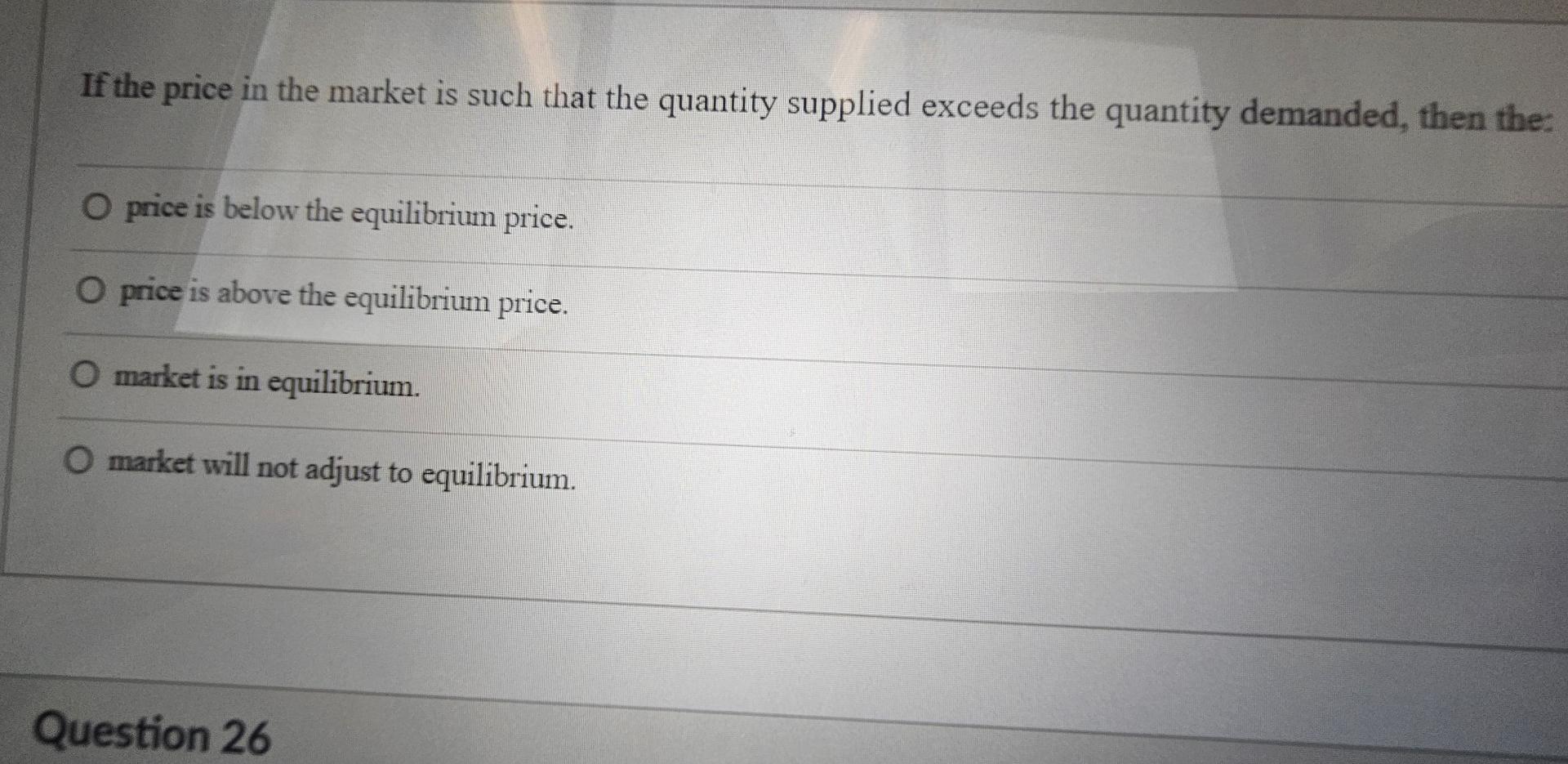 Solved if ﻿the ﻿price ﻿in ﻿the ﻿market ﻿is ﻿such ﻿that ﻿the | Chegg.com