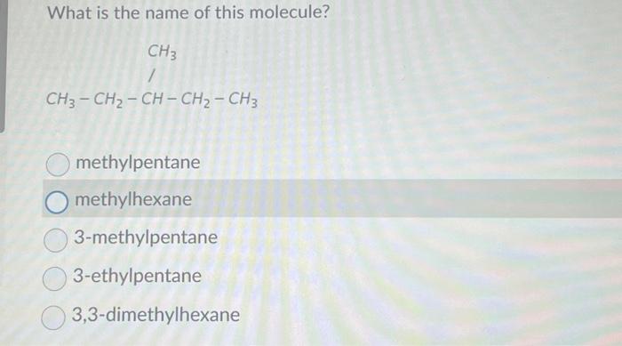 structure of 3 methyl pentane