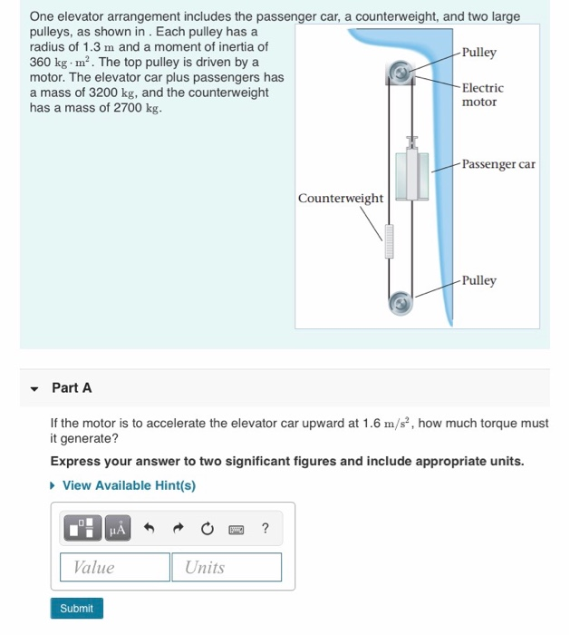 Solved One Elevator Arrangement Includes The Passenger Ca Chegg Com