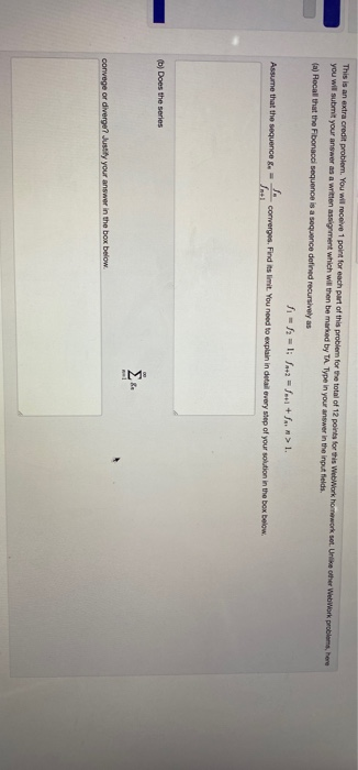 Solved This is an extra credit problem. You will receive 1 | Chegg.com