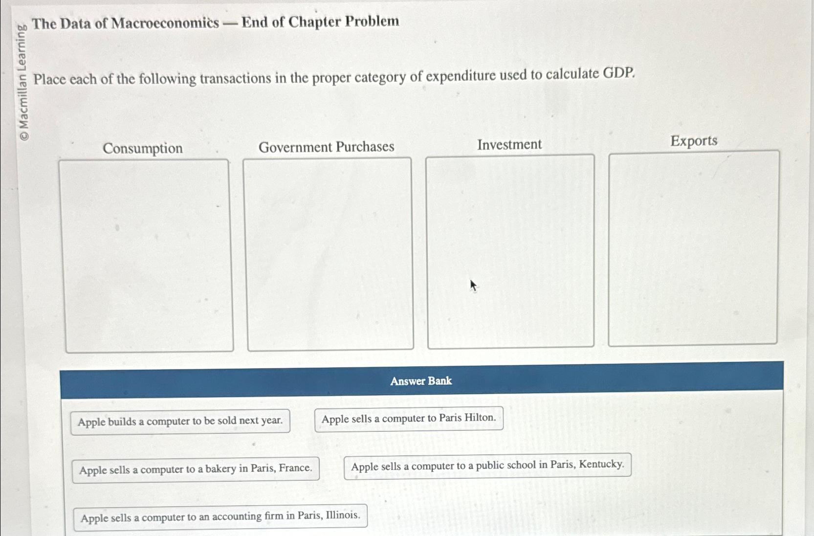 Solved The Data Of Macroeconomics - ﻿End Of Chapter | Chegg.com