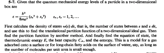 Solved 5–7. Given that the quantum mechanical energy levels | Chegg.com