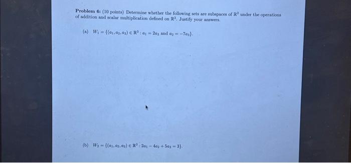 Solved Problem 6: (10 Points) Determine Whether The | Chegg.com