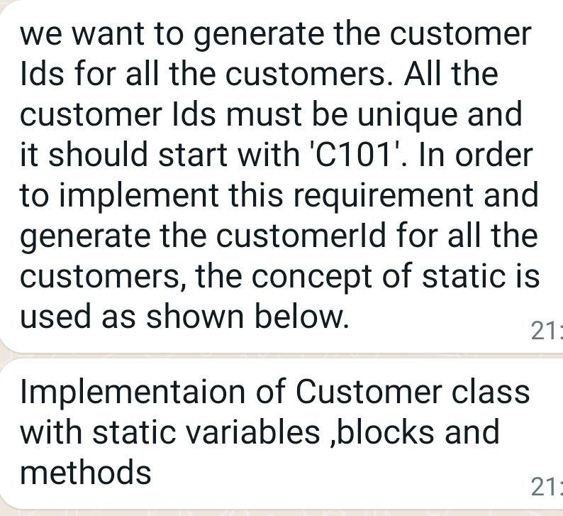 generating customer ids in python: a comprehensive... Solved we want to generate the customer Ids for all the | Chegg.com