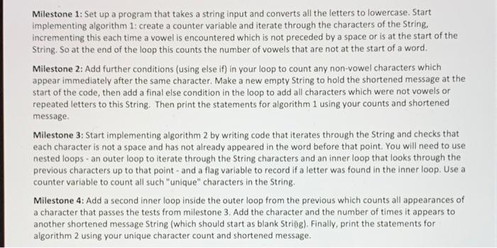 Solved Algorithm 1 This Algorithm Creates A String From The Chegg