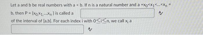 Solved Let A And B Be Real Numbers With AR Based On The | Chegg.com