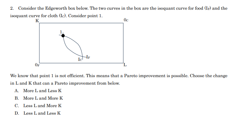 Solved Consider The Edgeworth Box Below. The Two Curves In | Chegg.com