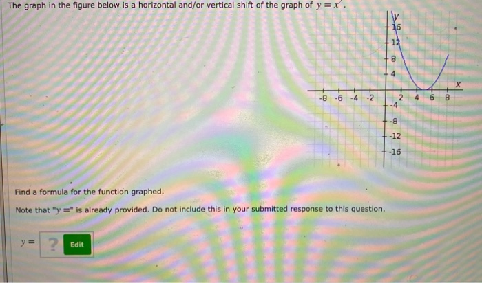 Solved The graph in the figure below is a horizontal and/or | Chegg.com