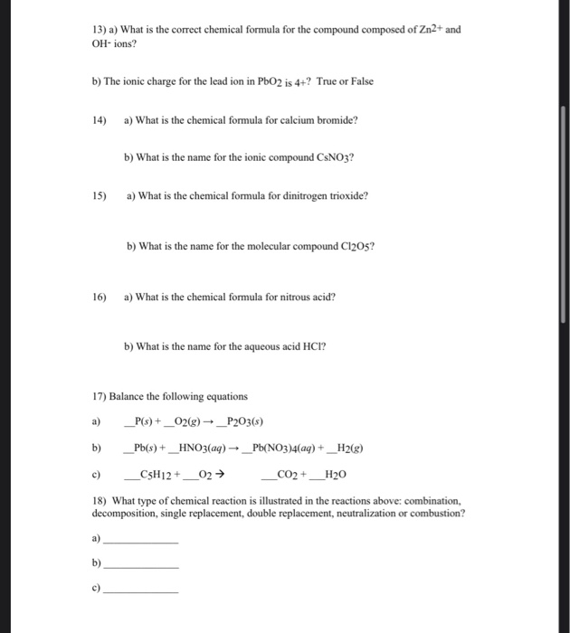 Solved 1) What is the term for a compound containing two | Chegg.com