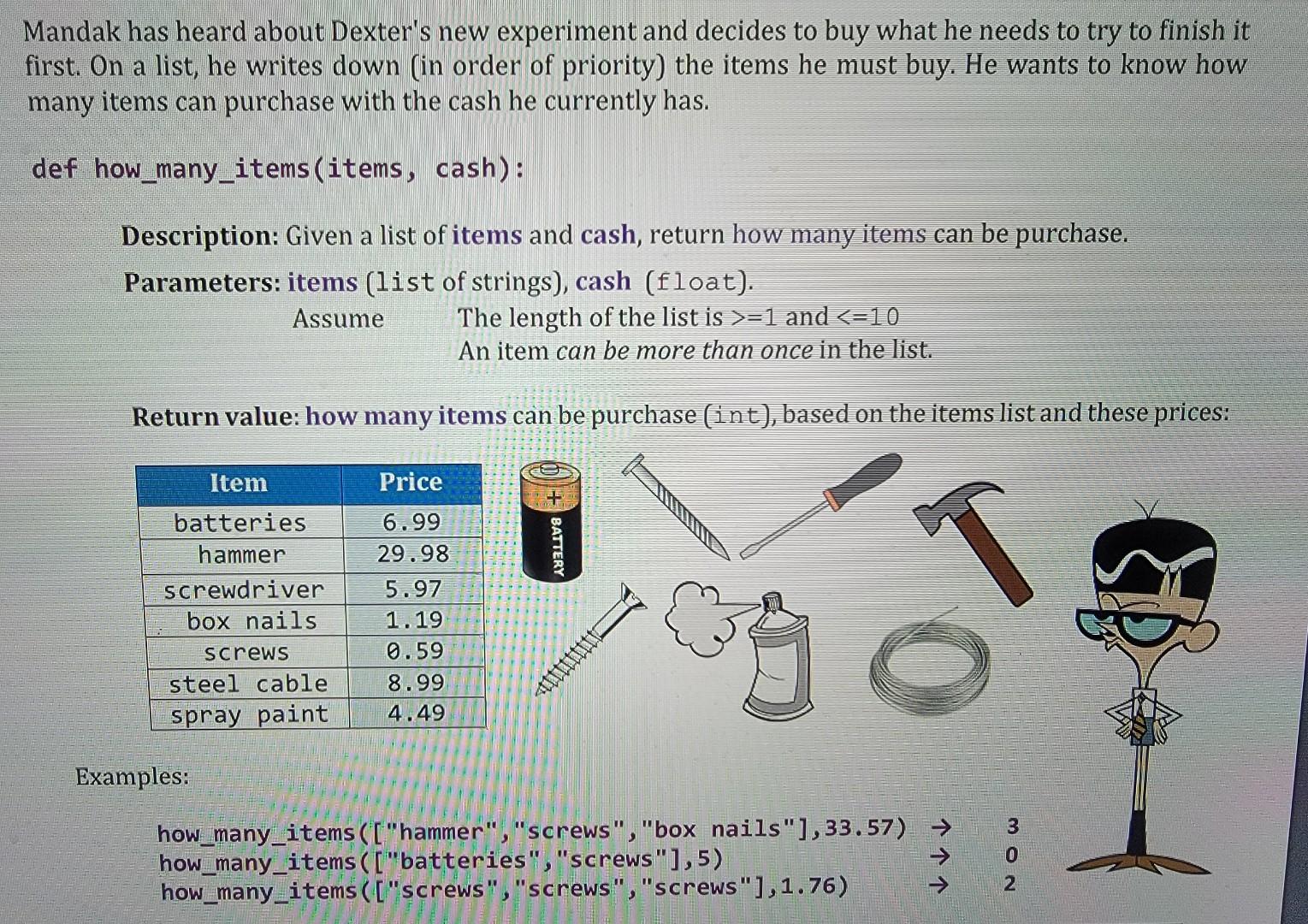 Solved Functions In This Assignment You're Going To | Chegg.com