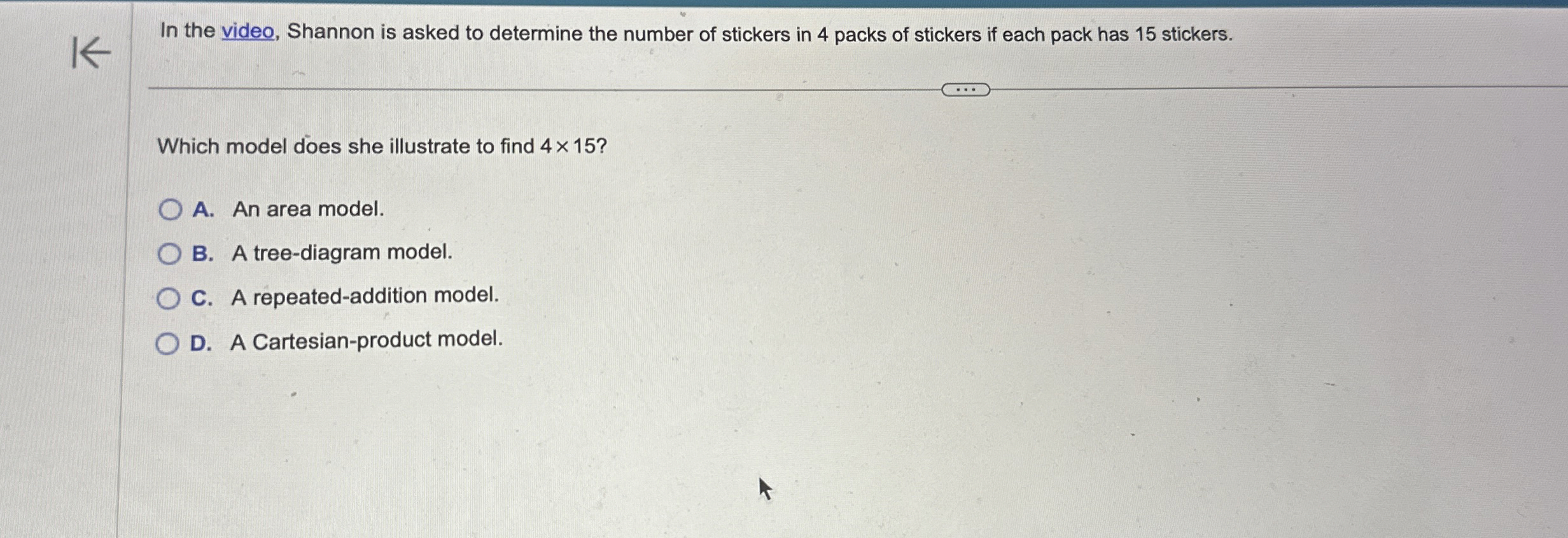 Solved In the video, Shannon is asked to determine the | Chegg.com