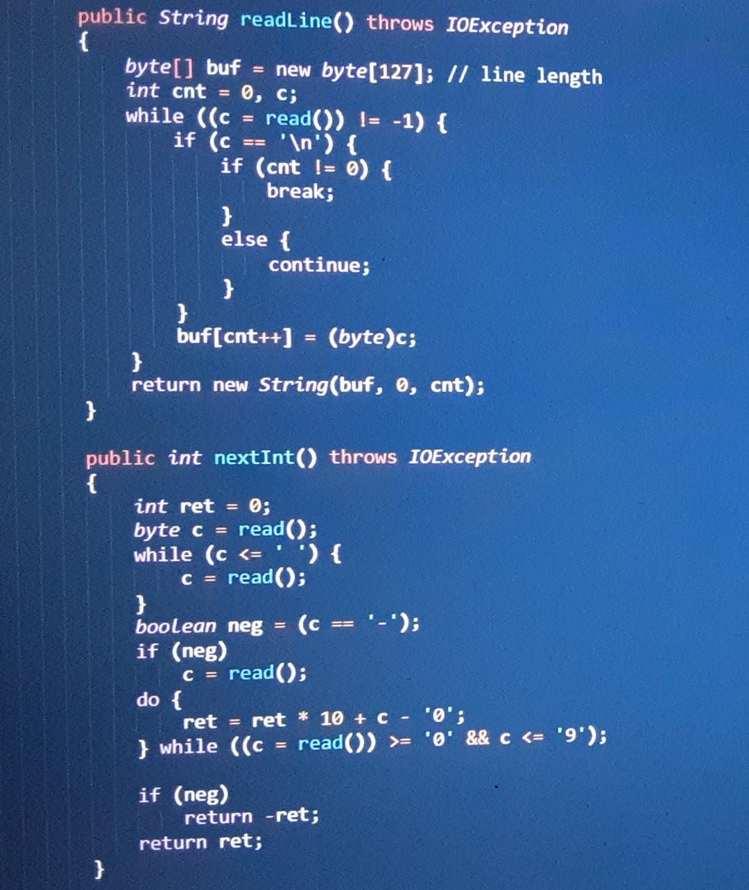 Solved private void fillBuffer() throws IOException ⎩⎨⎧